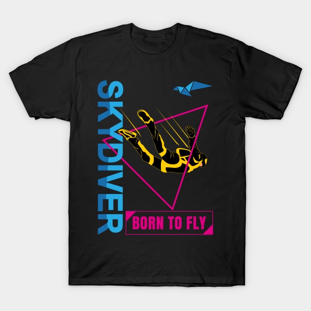 Skydiving T-Shirt by VISUALUV